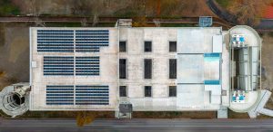 Vista aerea cineteca Bologna. Ristrutturazione in edilizia antisismica Impresa Costruzioni Treviso Lovisotto