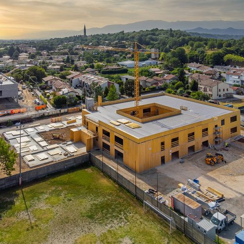 Nuova scuola IPSIA a Montebelluna costruzioni Lovisotto